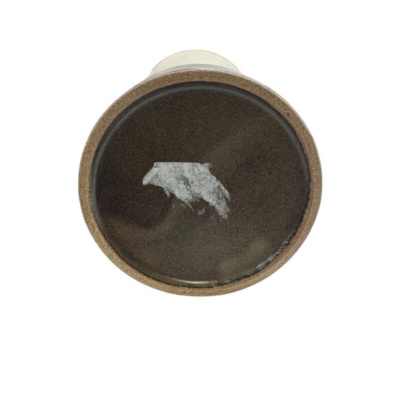 Stoneware Vase With Earthy Tones & Flared Rim Flowers Garden Art Outside Earthy - Picture 8 of 8